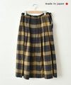  No18｜千鳥柄タックスカート [[H25015]][C]
