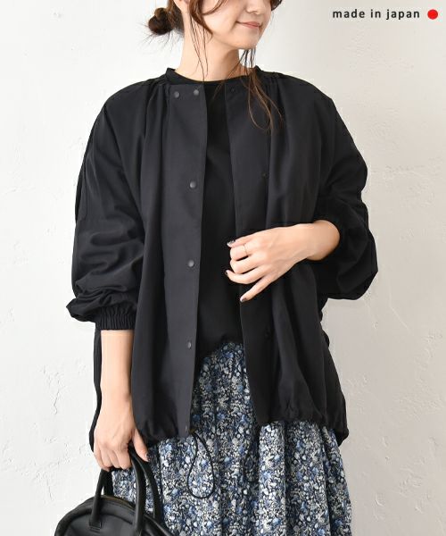 No18｜ギャザーネックワイドブルゾン [[15073]][C]