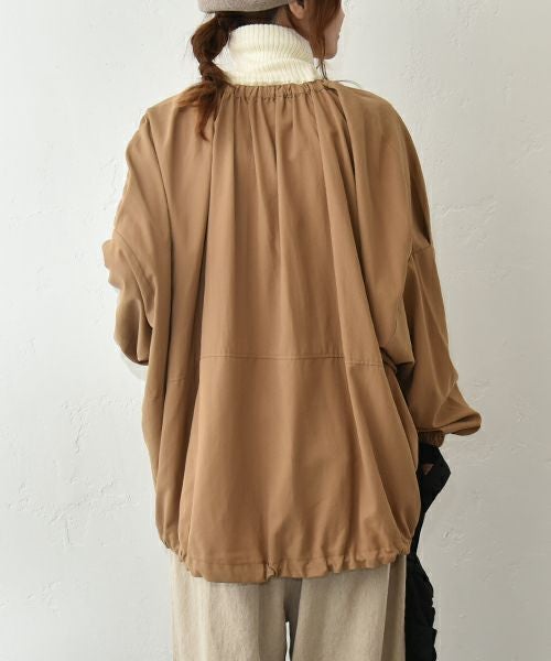 No18｜ギャザーネックワイドブルゾン [[15073]][C]