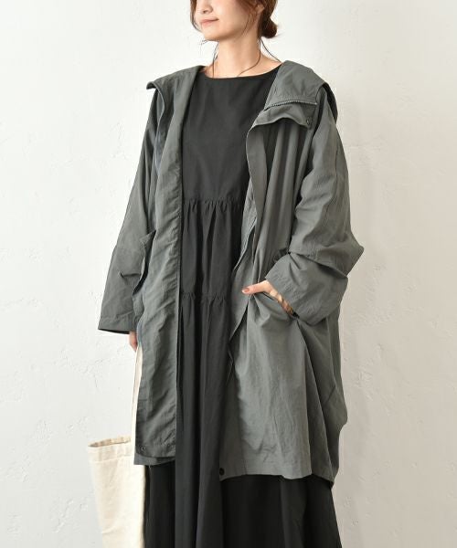 hagumu｜ミリタリー風ドルマンコート [[29165091]][C]
