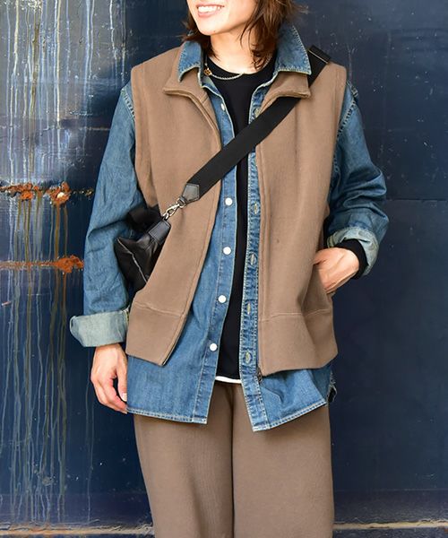 RNA｜ダブルジップカットリブニットソーベスト [[M2534]][C]