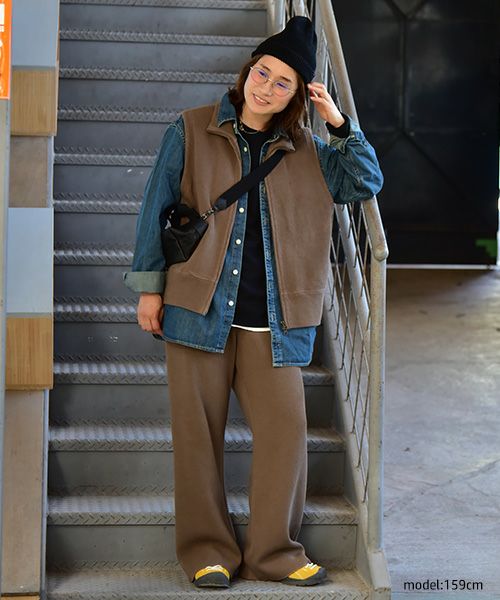 RNA｜ダブルジップカットリブニットソーベスト [[M2534]][C]