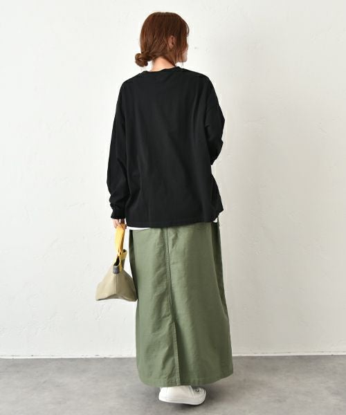 her.｜ロゴロンTee [[Wide Long Sleeve Tee/2025-2]][C]