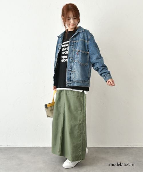 her.｜ロゴロンTee [[Wide Long Sleeve Tee/2025-2]][C]