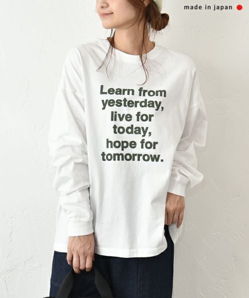 her.｜ロゴロンTee [[Wide Long Sleeve Tee/2025-2]][C]