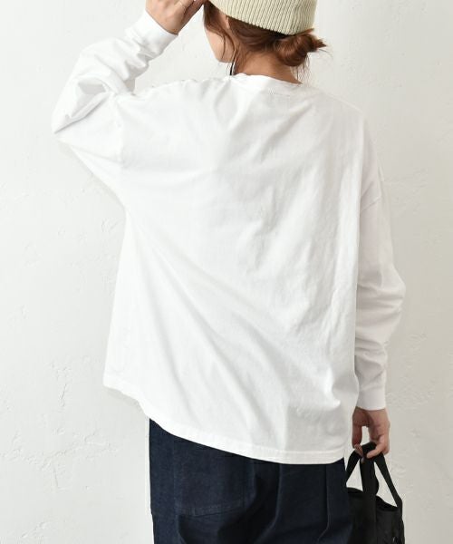 her.｜ロゴロンTee [[Wide Long Sleeve Tee/2025-2]][C]