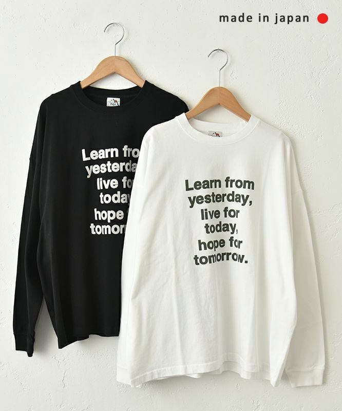 her.｜ロゴロンTee [[Wide Long Sleeve Tee/2025-2]][C]