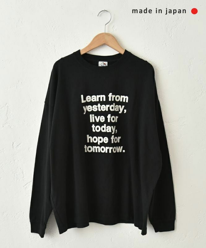 her.｜ロゴロンTee [[Wide Long Sleeve Tee/2025-2]][C]