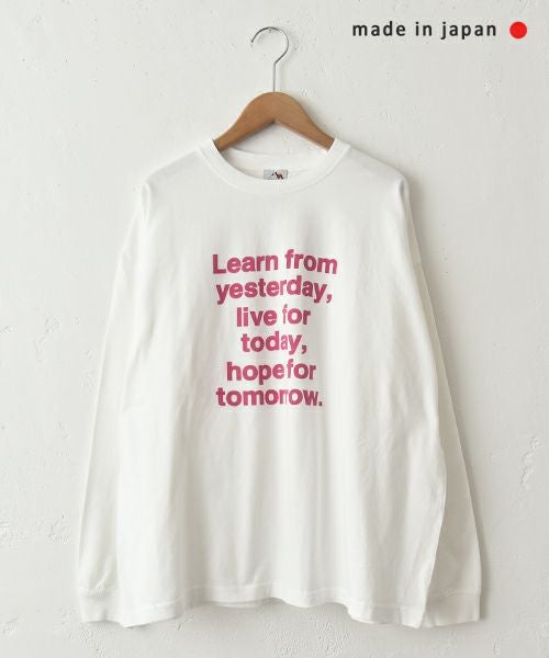 her.｜ロゴロンTee [[Wide Long Sleeve Tee/2025-2]][C] | ma28 ONLINE