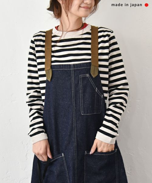 and quarter｜10分袖ボーダーカットソー [[MA-054]][C]