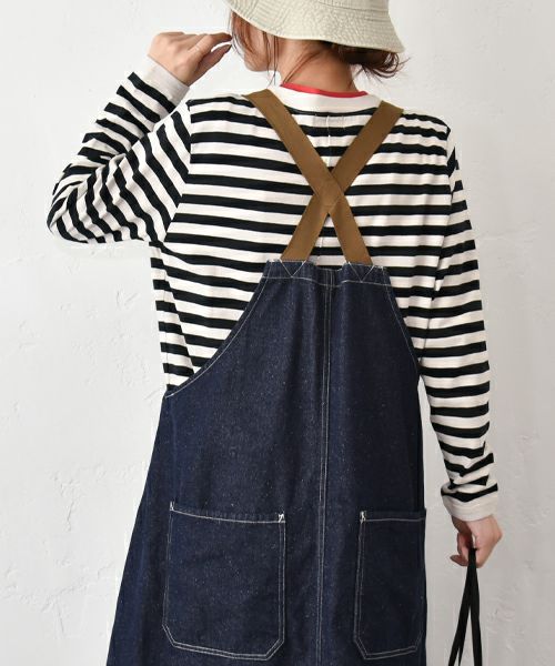 and quarter｜10分袖ボーダーカットソー [[MA-054]][C]