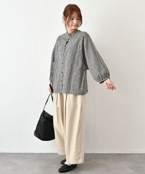 SUN VALLEY｜綿麻2wayプルオーバー [[SK6020255]][C]