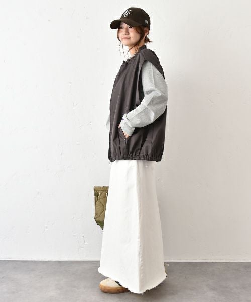 HUMS｜カットオフデニムスカート [[HUM-048]][C]