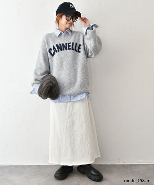 HUMS｜カットオフデニムスカート [[HUM-048]][C]