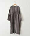  08Mab｜14番手リネンピンタックワンピース [[CF-825HF1224]][C]
