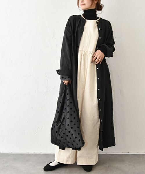 08Mab｜9番手リネンワイドピンタックワンピース [[CF-825HF1247]][C]