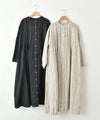 08Mab｜9番手リネンワイドピンタックワンピース [[CF-825HF1247]][C]