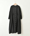 08Mab｜9番手リネンワイドピンタックワンピース [[CF-825HF1247]][C]