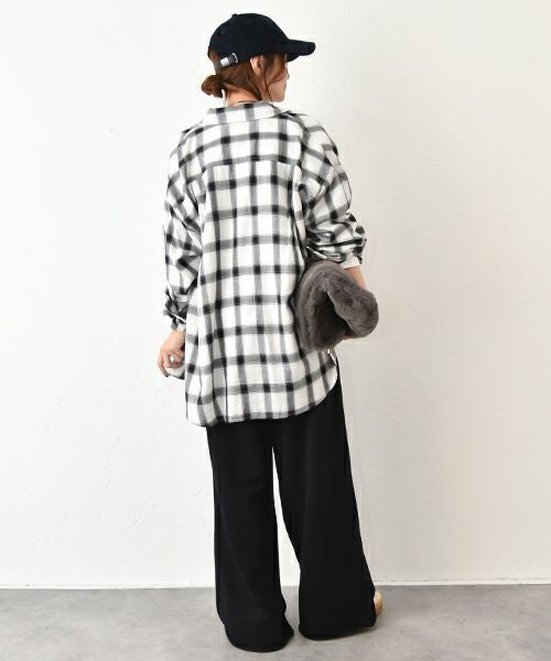  HUMS｜チェックシャツ [[C-5070]][C]