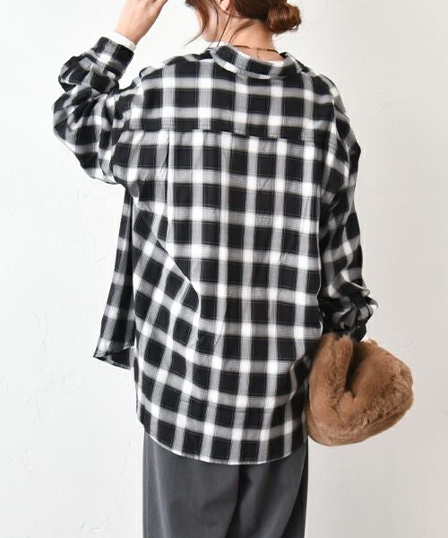  HUMS｜チェックシャツ [[C-5070]][C]