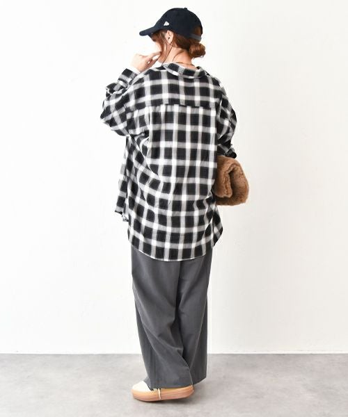 HUMS｜チェックシャツ [[C-5070]][C]