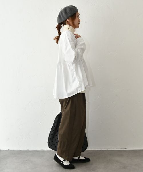 hagumu｜オックスギャザー切替プルオーバー [[08087]][C]