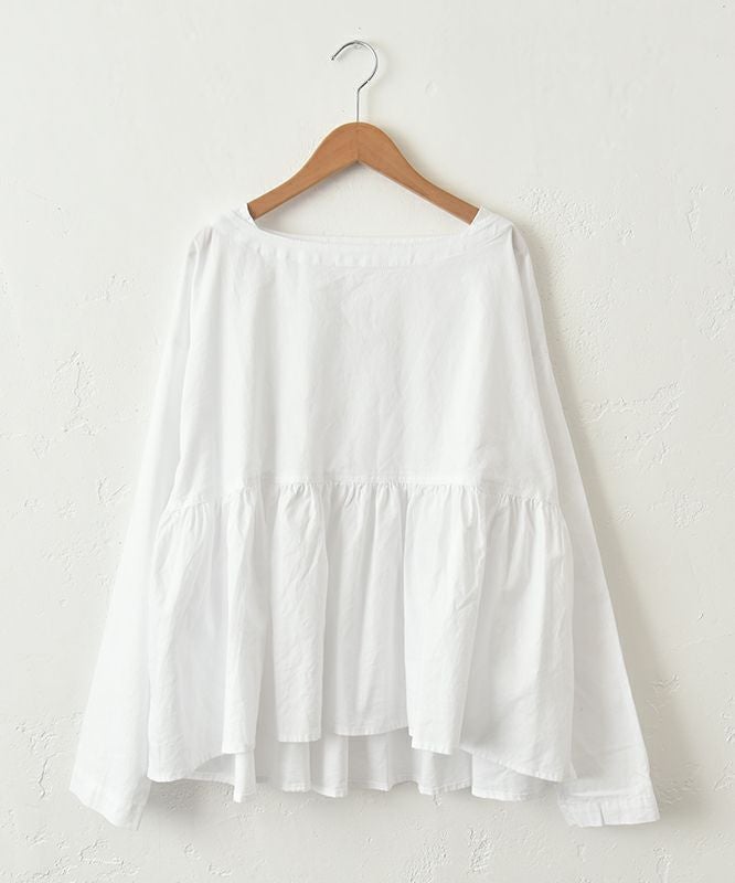  hagumu｜オックスギャザー切替プルオーバー [[08087]][C]