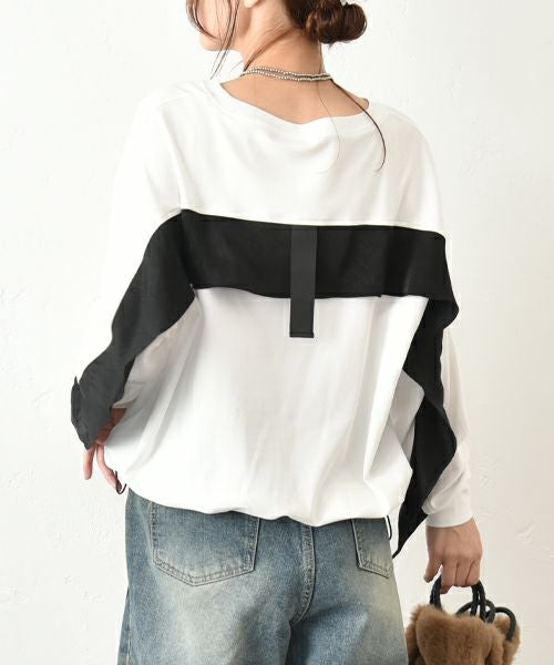 HUMS｜バックフリルデザインプルオーバー [[100352]][C]