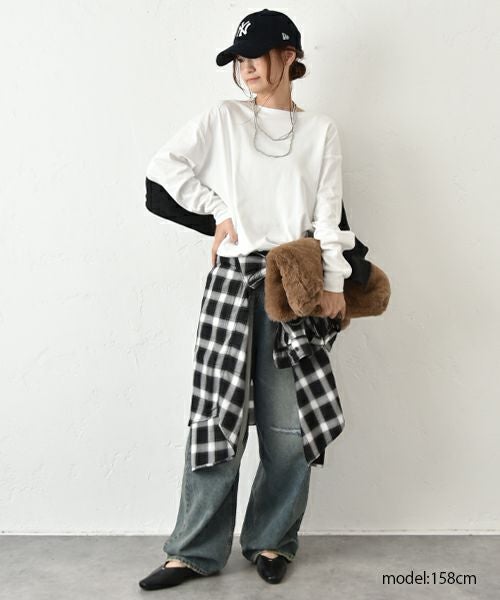 HUMS｜バックフリルデザインプルオーバー [[100352]][C]