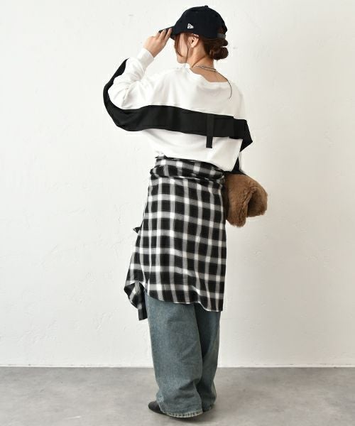 HUMS｜バックフリルデザインプルオーバー [[100352]][C]