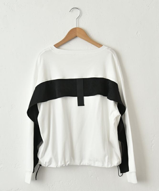 HUMS｜バックフリルデザインプルオーバー [[100352]][C]