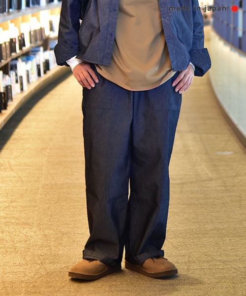 her.｜コットンナイロンデニムベイカーパンツ [[CE3PT230801F]][C]