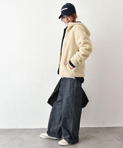 her.｜コットンナイロンデニムベイカーパンツ [[CE3PT230801F]][C]