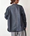 her.｜コットンナイロンデニムノーカラージャケット [[CE3JK250806]][C]