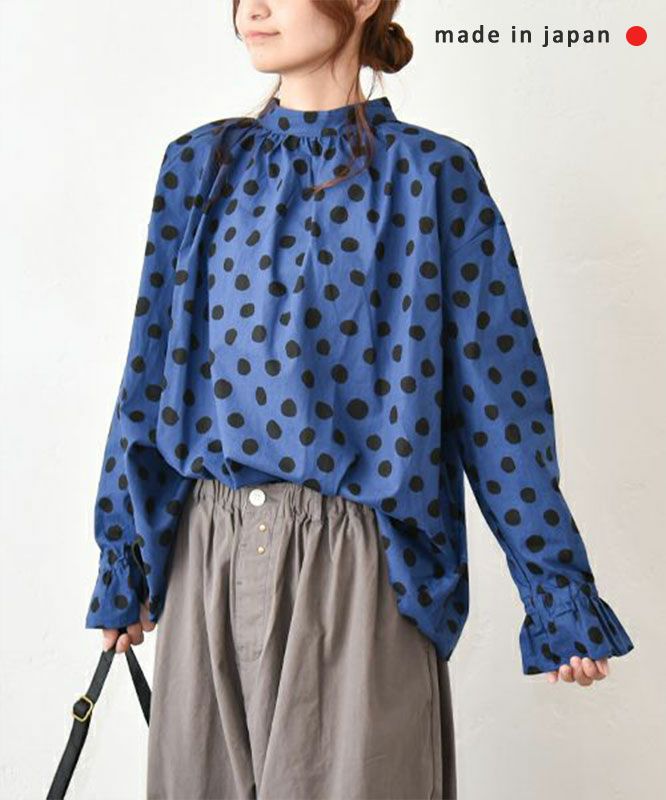 No18｜ドットギャザープルオーバー [[30526]][C]