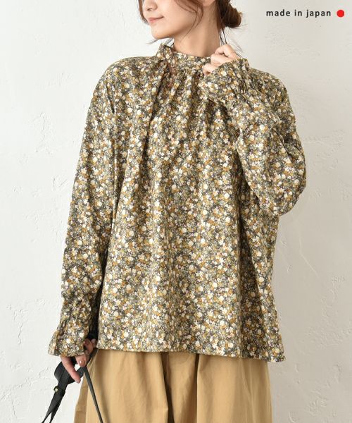 No18｜FLOWER ギャザープルオーバー [[50526]][C]