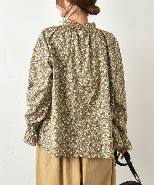 No18｜FLOWER ギャザープルオーバー [[50526]][C]