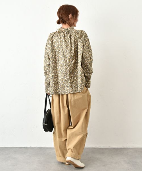 No18｜FLOWER ギャザープルオーバー [[50526]][C]