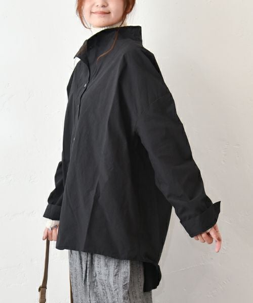 No18｜カウルネックシャツ [[70526]][C]