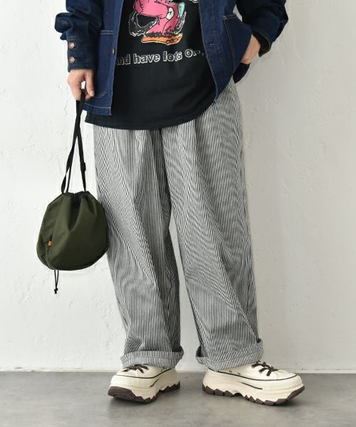 IN THE MARKET｜タックパンツ [[IN-100]][C]