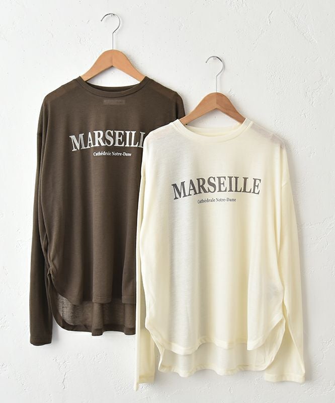  HUMS｜シアーロゴカットソー [[C-5113]][C]