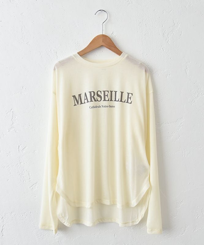  HUMS｜シアーロゴカットソー [[C-5113]][C]