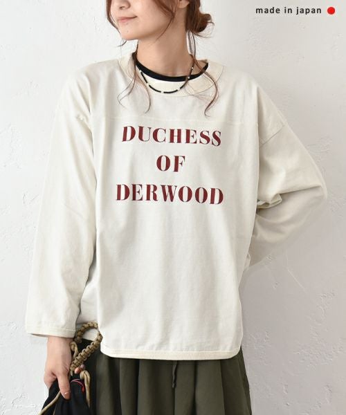 and quarter｜ヘムラウンドプリントTee [[MA-020215]][C]