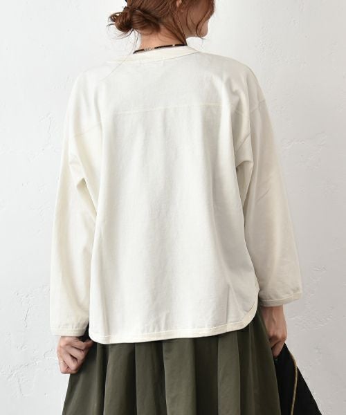 and quarter｜ヘムラウンドプリントTee [[MA-020215]][C]