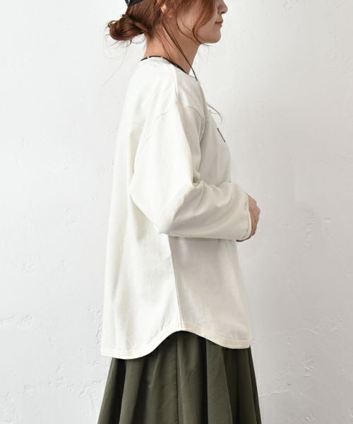 and quarter｜ヘムラウンドプリントTee [[MA-020215]][C]
