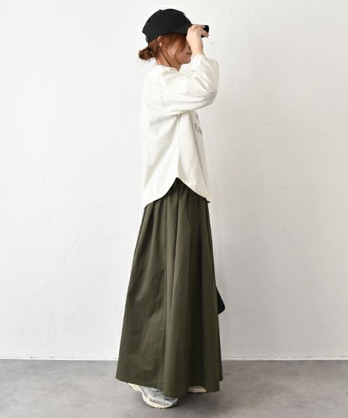 and quarter｜ヘムラウンドプリントTee [[MA-020215]][C]