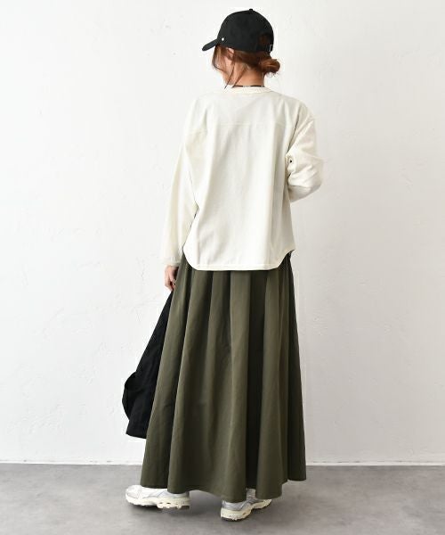 and quarter｜ヘムラウンドプリントTee [[MA-020215]][C]