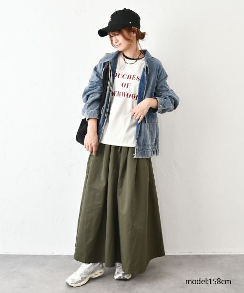 and quarter｜ヘムラウンドプリントTee [[MA-020215]][C]