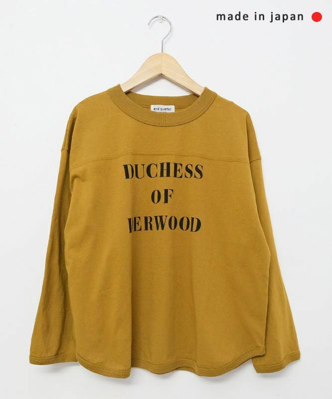 and quarter｜ヘムラウンドプリントTee [[MA-020215]][C]