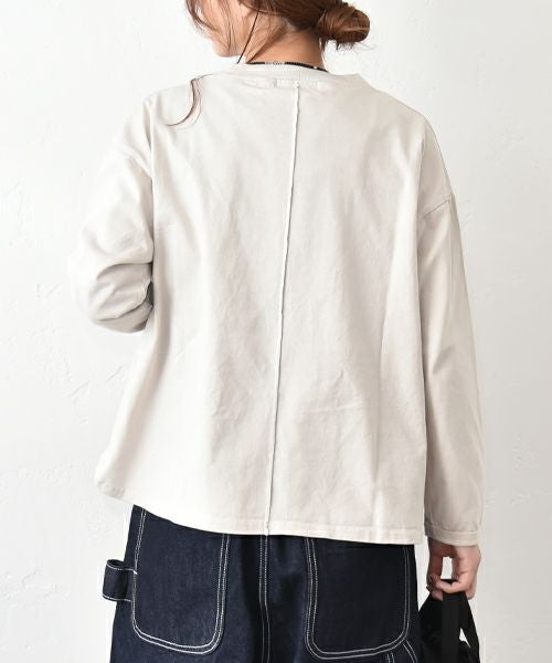 and quarter｜ヘムラウンドプリントTee [[MA-65282]][C]